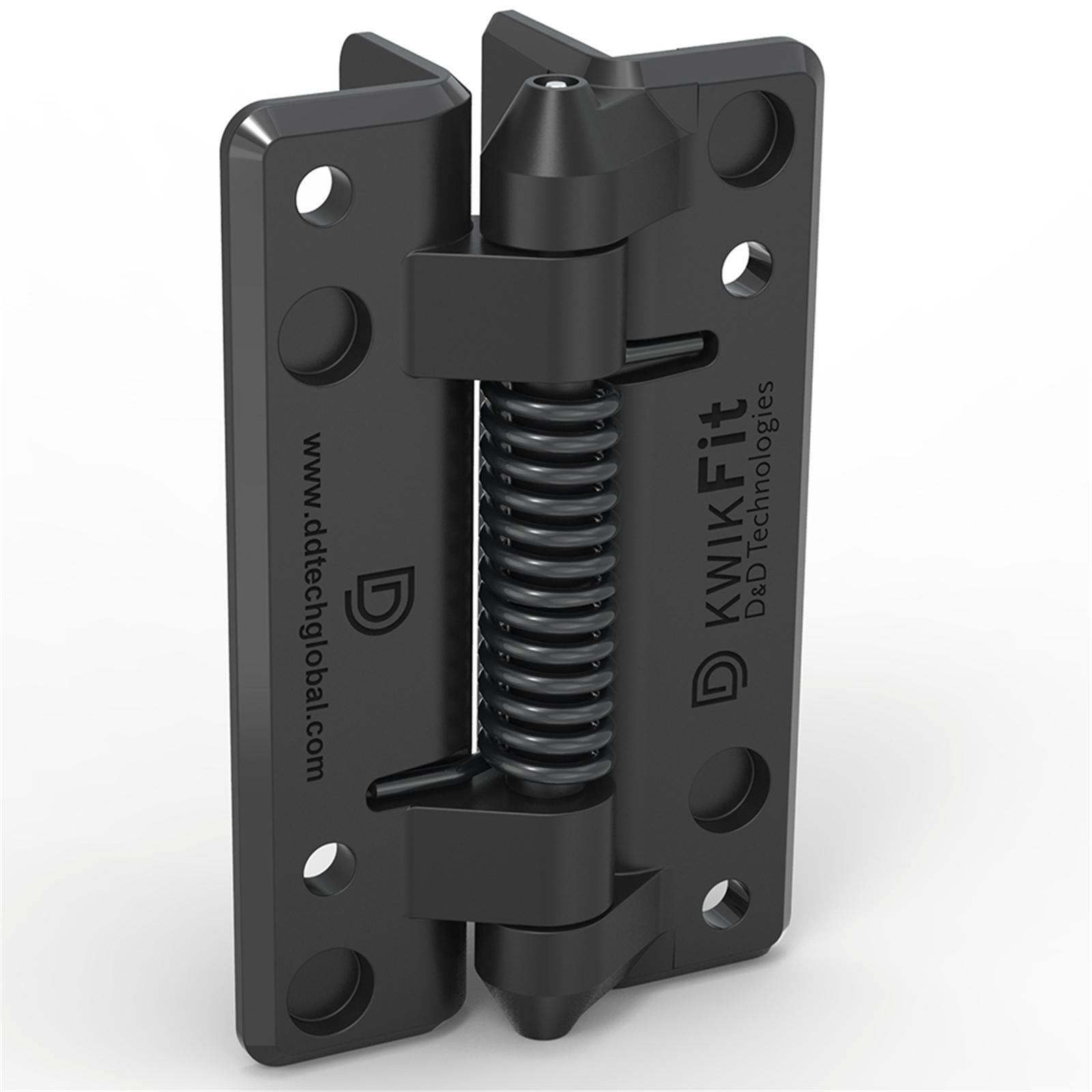 KwikFit 83mm Engineered Polymer & Stainless Steel Self-Closing Fixed Tension Gate Hinge