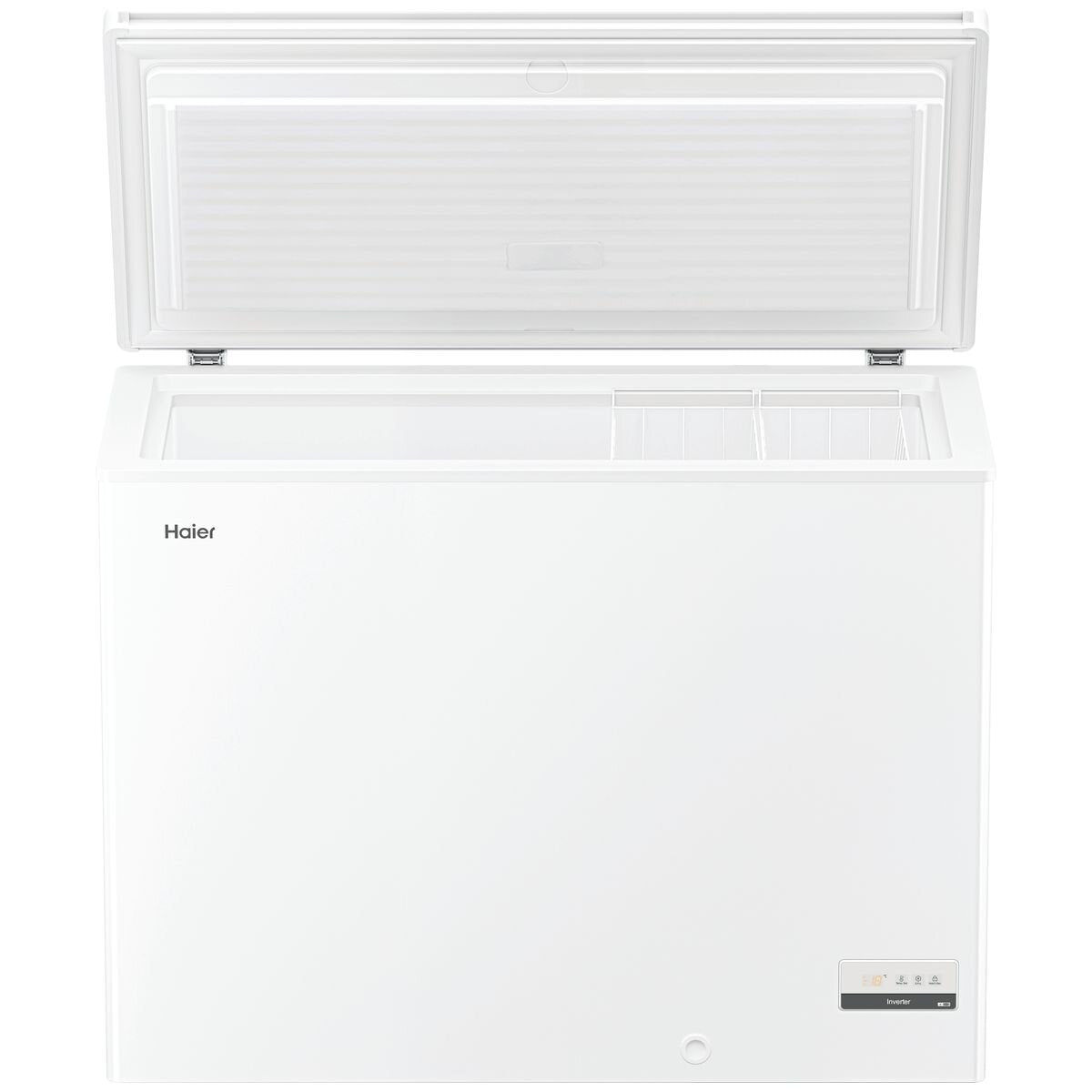 Haier 301L Hybrid Chest Freezer - White, Four-Sided Cooling, 5.5 Star Energy Rating - HCF300W