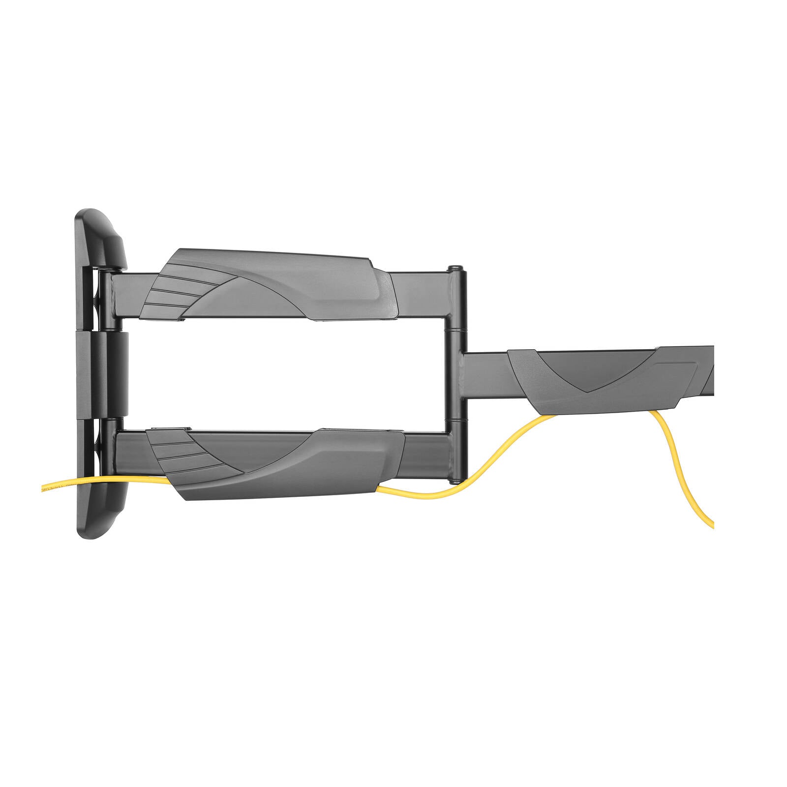 Practa Full Motion TV Wall Mount PRWMFML 37-70 inch Black Steel, Swivel Tilt, Hardware Included