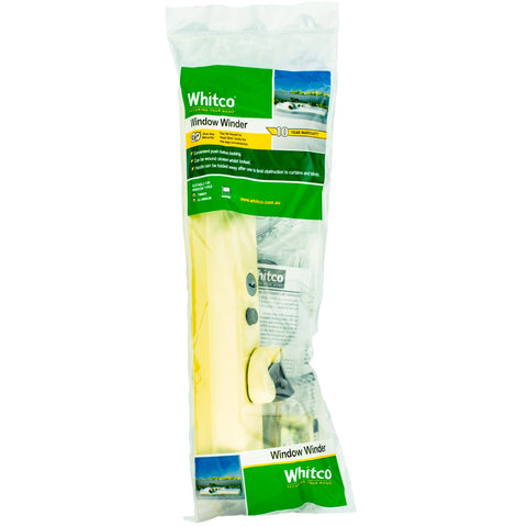 Whitco Lockable Window Winder, Primrose Zinc Diecast, 2 Keys, Indoor/Outdoor