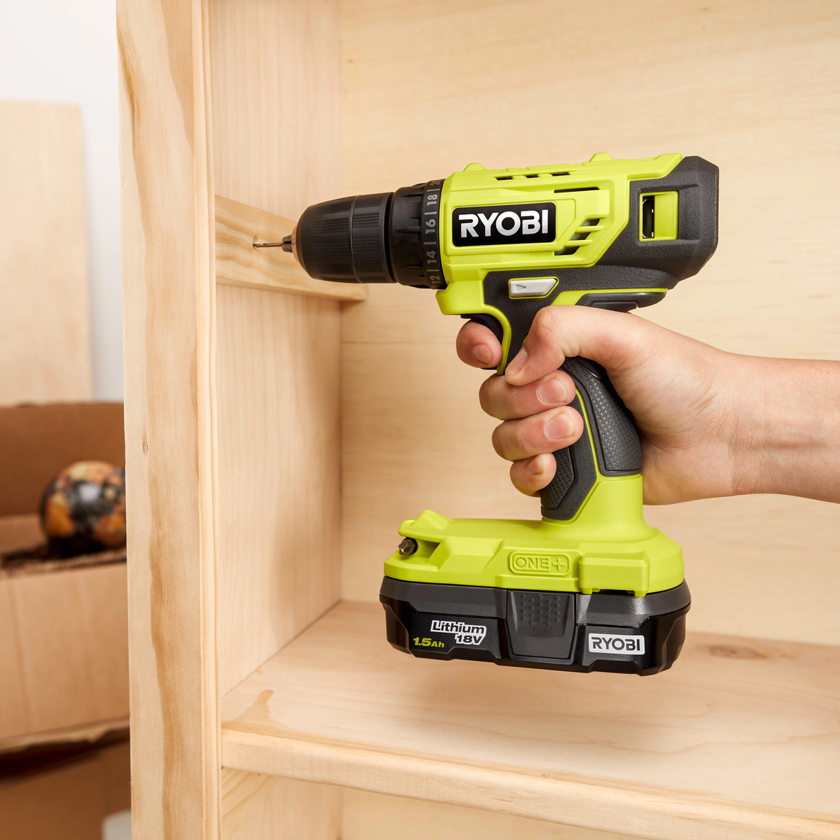 Ryobi 18V ONE+ Home Essentials Kit - 18V Drill Driver - 35-Piece Set - 4.5kg - SuperSaverAU - view 5