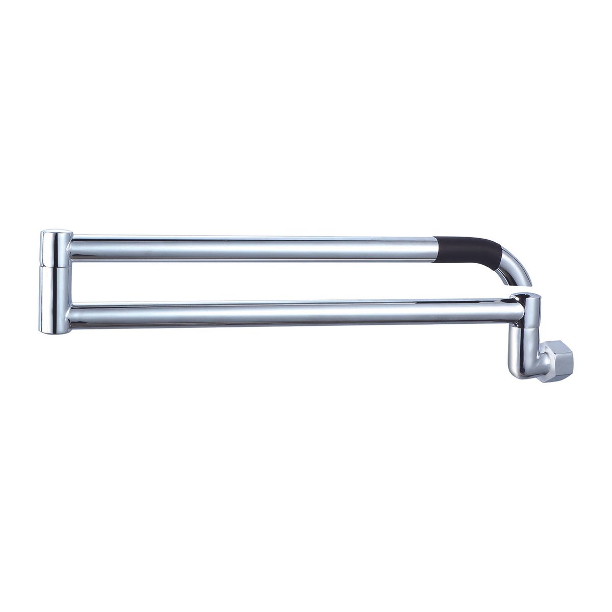 Shaw & Mason 600mm Chrome Swivel Laundry Arm - Lead Free Brass, 9L/min WELS 3 Star