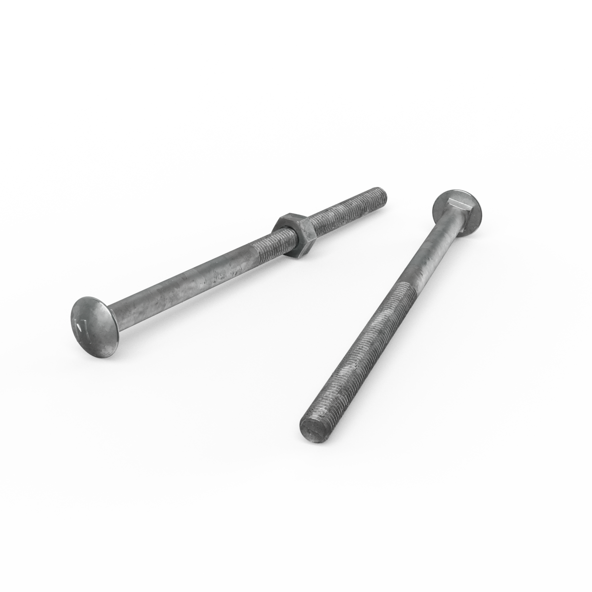 Zenith Hot Dip Galvanised Cup Head Bolts Nuts M8 x 150mm 25 Pack - SuperSaverAU - view 3