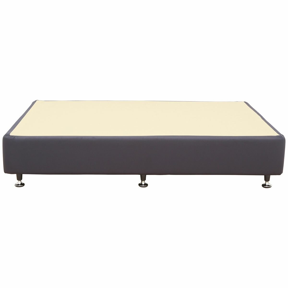 A.H. Beard Designer Double Bed Base - Charcoal, Australian Designed and Owned, 10 Year Warranty - FODEB5BDBL