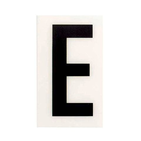 Sandleford 85mm White Self Adhesive House Letter E - Durable Polycarbonate - SuperSaverAU - view 1