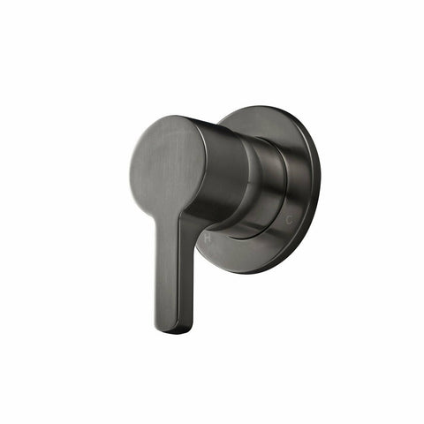 Rogerseller Arq Wall Mixer - Brushed Nickel Finish - 110mm High, 75mm Wide - 3606003307