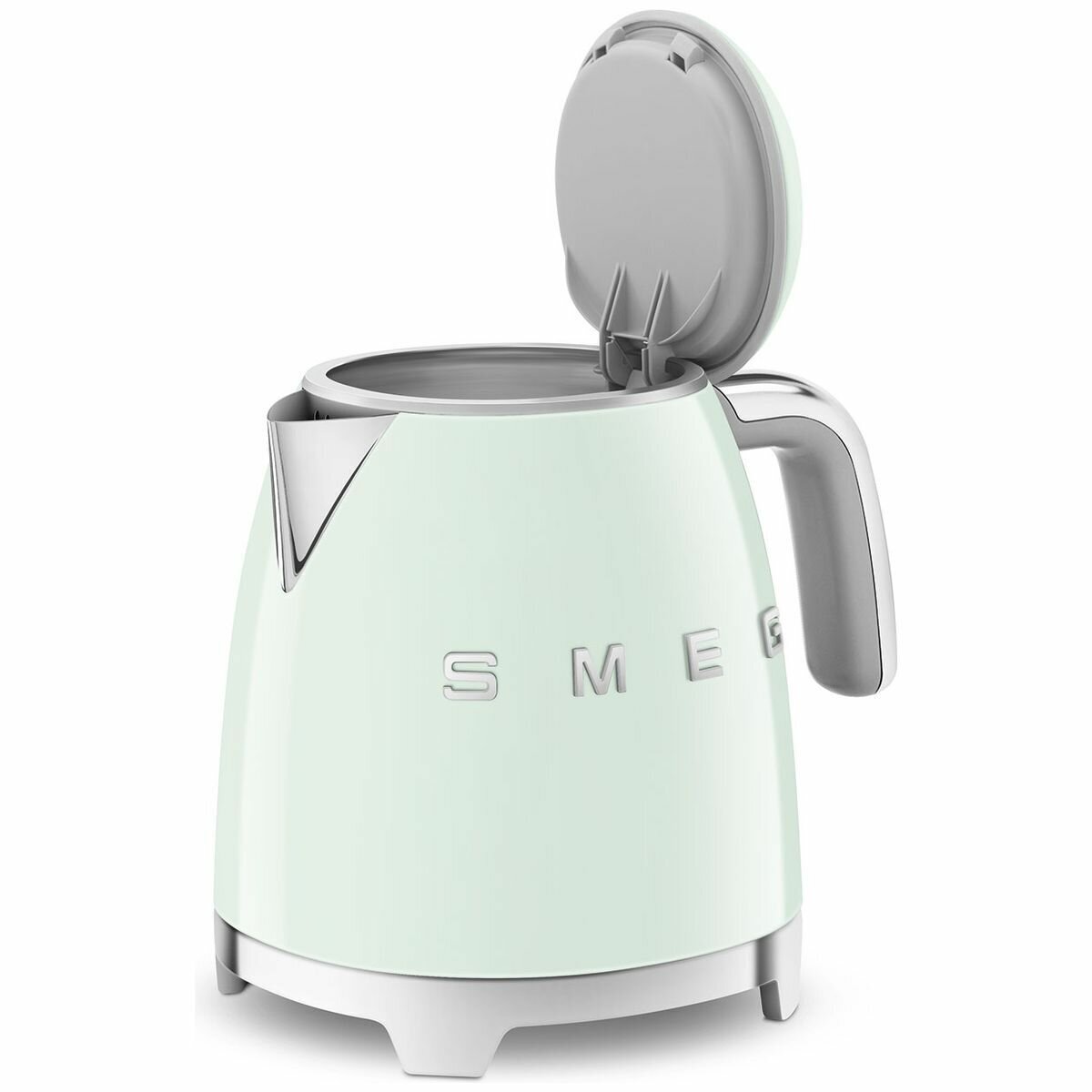 Smeg 50s Retro Style 800mL Mini Electric Kettle - Pastel Green, 1400W, Double Wall - KLF05PGAU