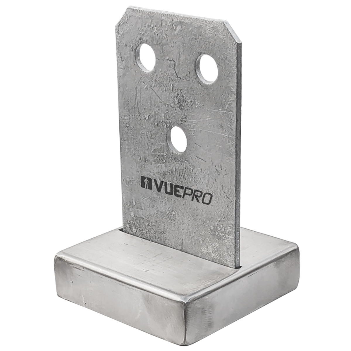 Vuepro 90mm Galvanised Concealed Bolt Down Post Support - Durable Steel - SuperSaverAU - view 1