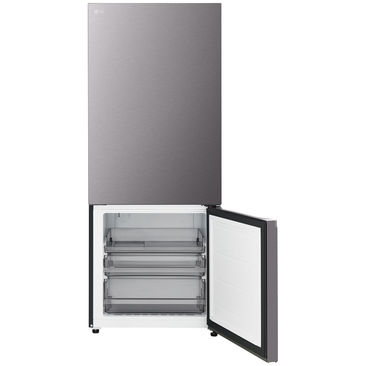 LG 436L Bottom Mount Frost Free Fridge - Black, WiFi Connectivity, 5.5 Star Energy Rating - GB-B400BS