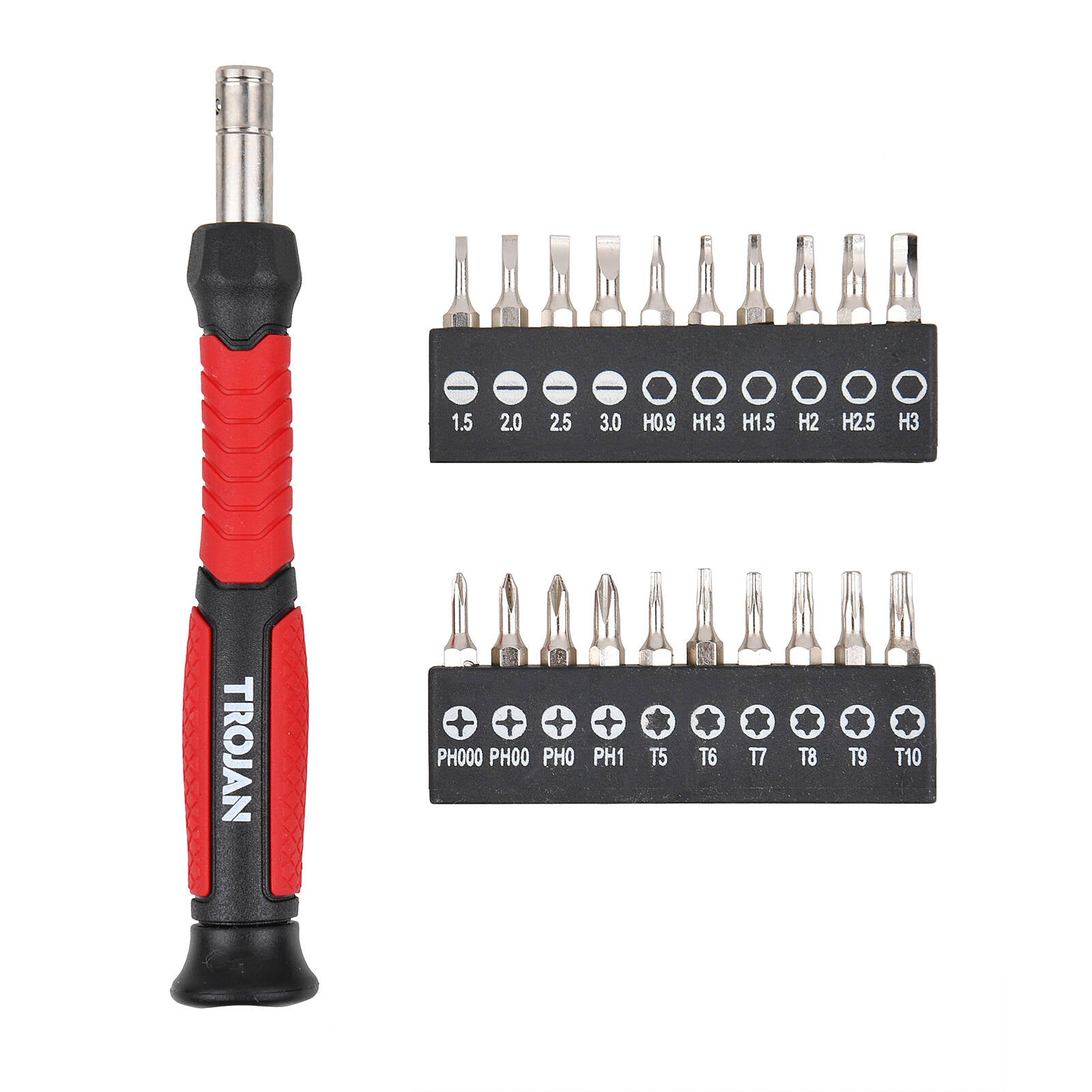 Trojan 20 Piece Precision Screwdriver Set, CRV Bits
