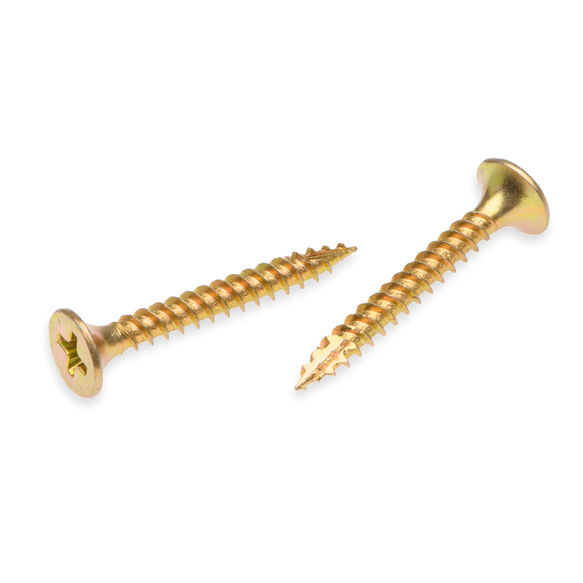 Buildex 6G x 30mm Gold Passivated Bugle Head Plasterboard Screws, 100 Pack
