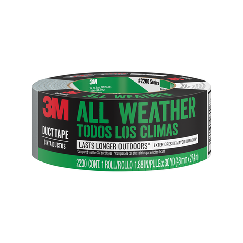 3M 48mm x 22.8m Silver All Weather Duct Tape