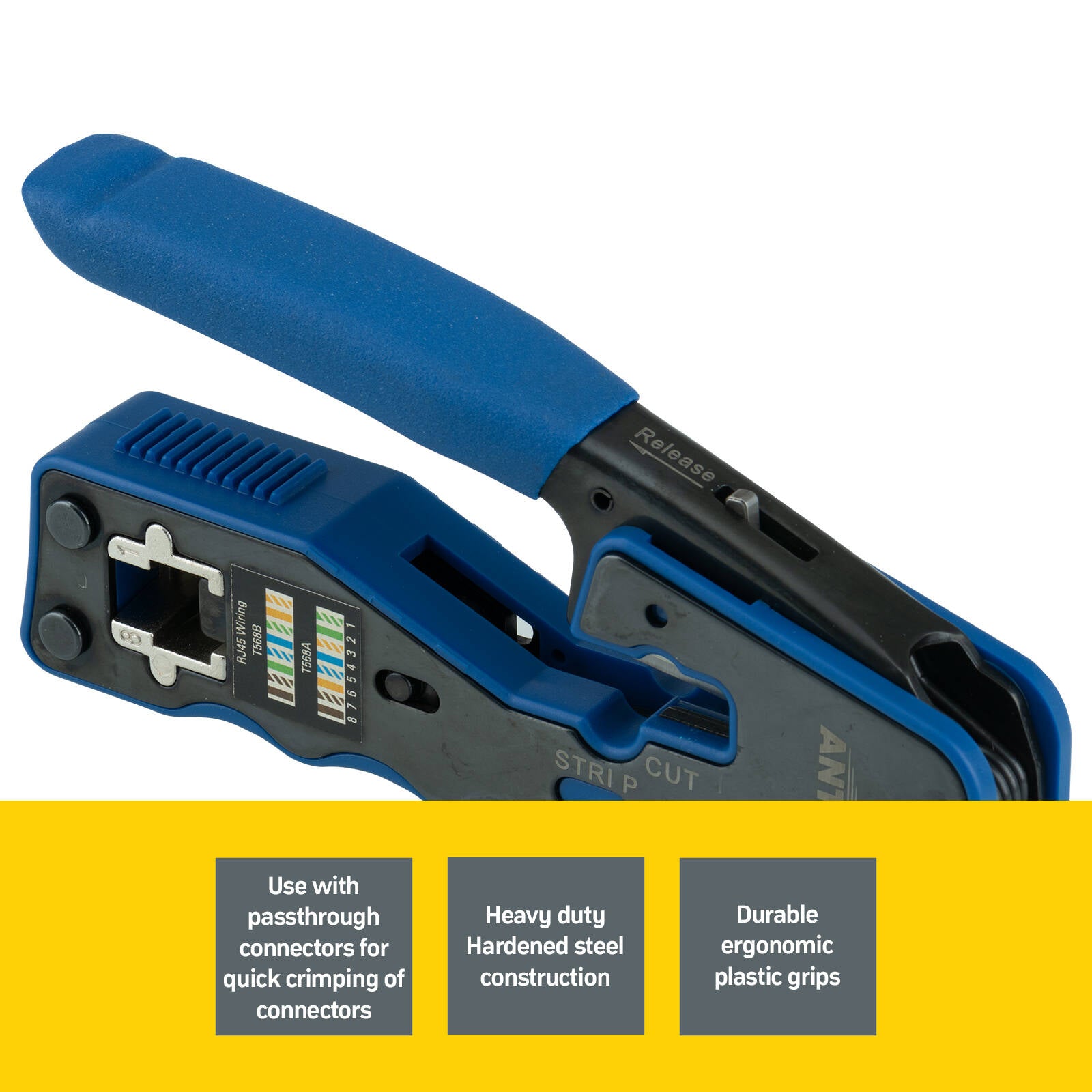 Antsig RJ45 Crimping Tool 4P / 6P / 8P APT6041