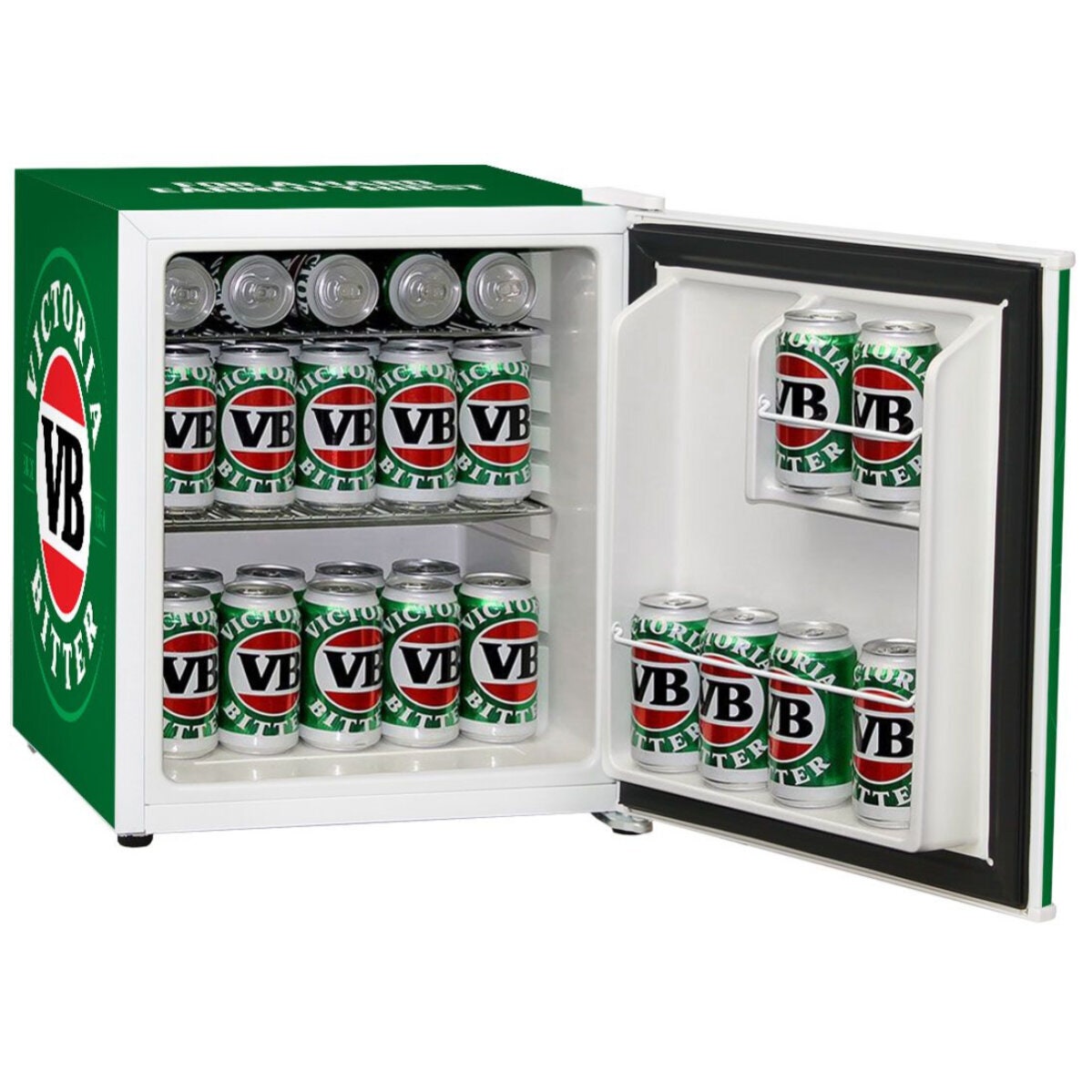 Schmick 46L VB Branded Retro Style Mini Fridge - Frost Free, LED Lighting - BC46W-VB-V2
