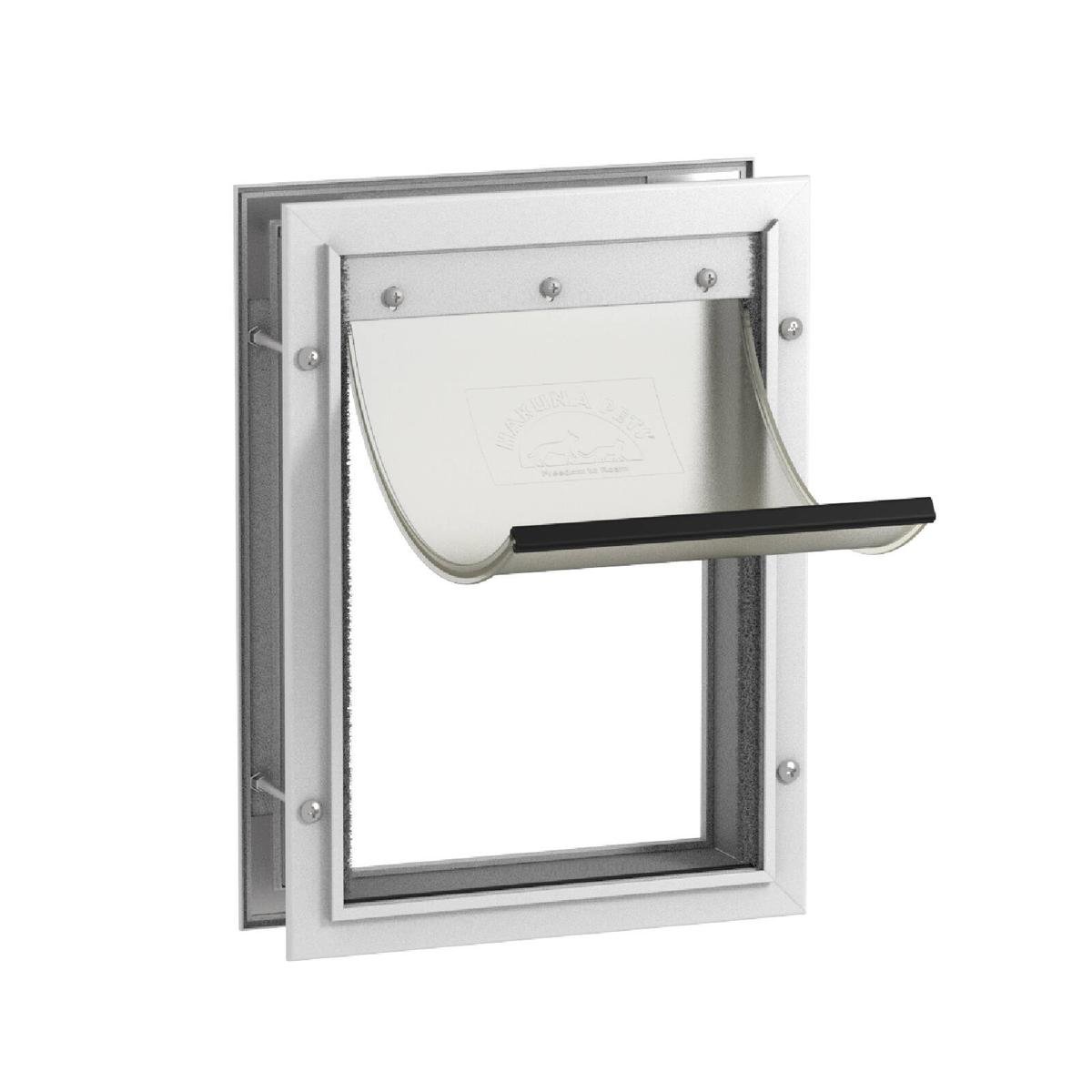 Hakuna Pets Medium Aluminium Pet Door 225mm W 305mm H Durable Design - SuperSaverAU - view 1