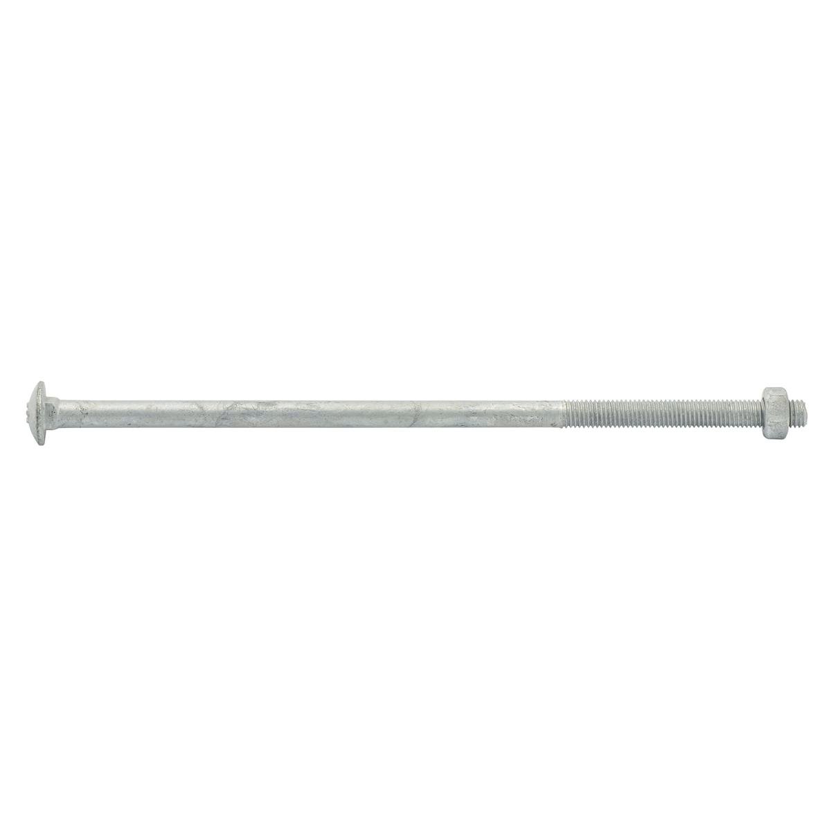 Zenith Cup Head Bolt - M10 x 260mm - Hot Dipped Galvanised - Rust Resistant - SuperSaverAU - view 1
