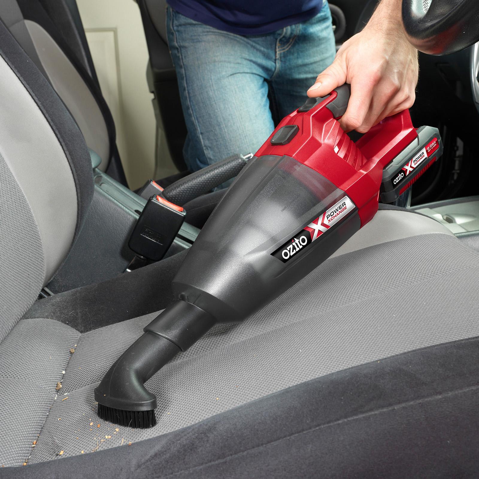 Ozito PXC 18V Cordless Hand Vacuum PXHVS-250 - Skin Only, Sure Grip Handle