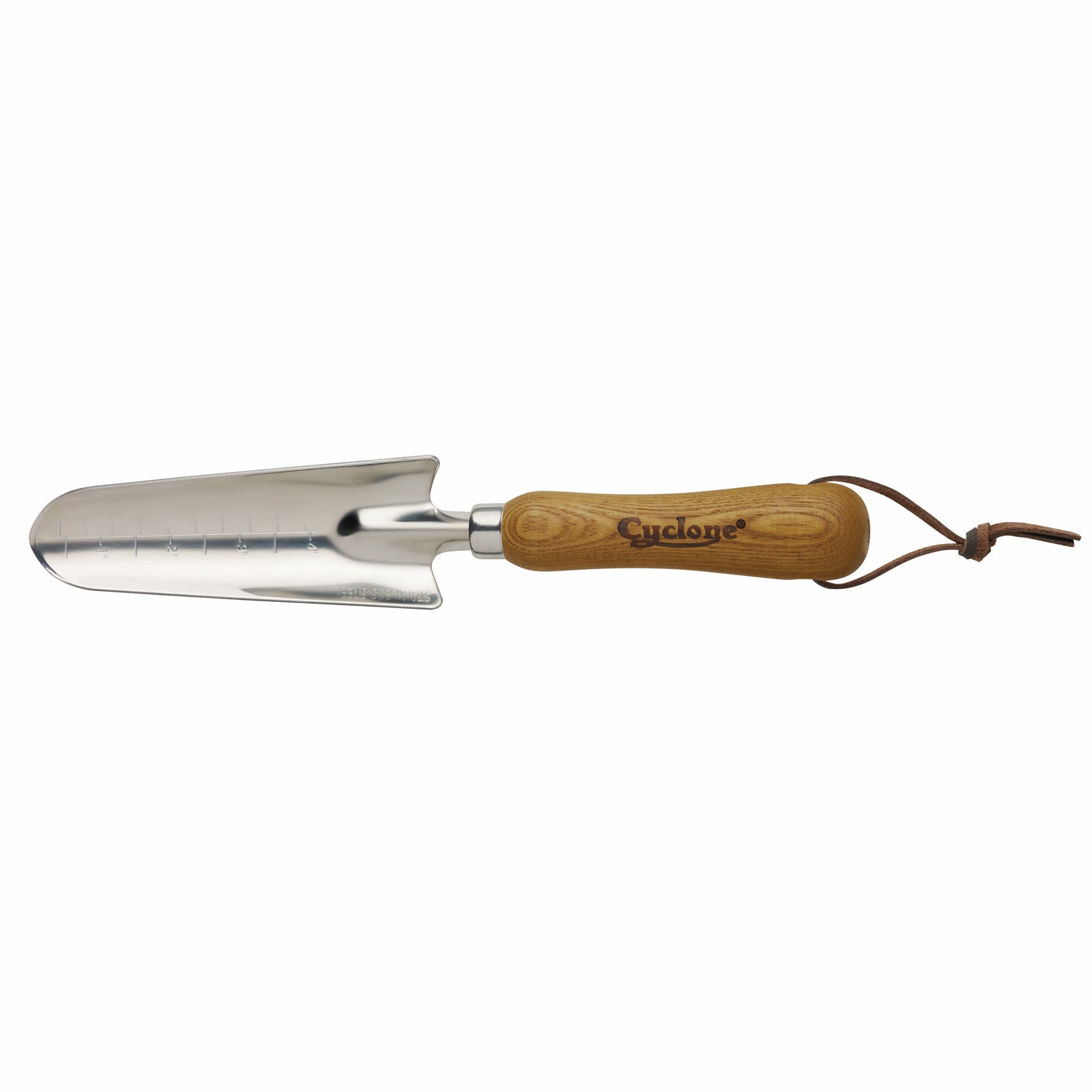 Cyclone Stainless Steel Bulb Trowel with 145mm Timber Handle