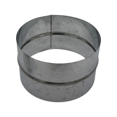 Pacific Air 100mm Duct Connector - Galvanised Steel - Easy Installation - SuperSaverAU - view 1