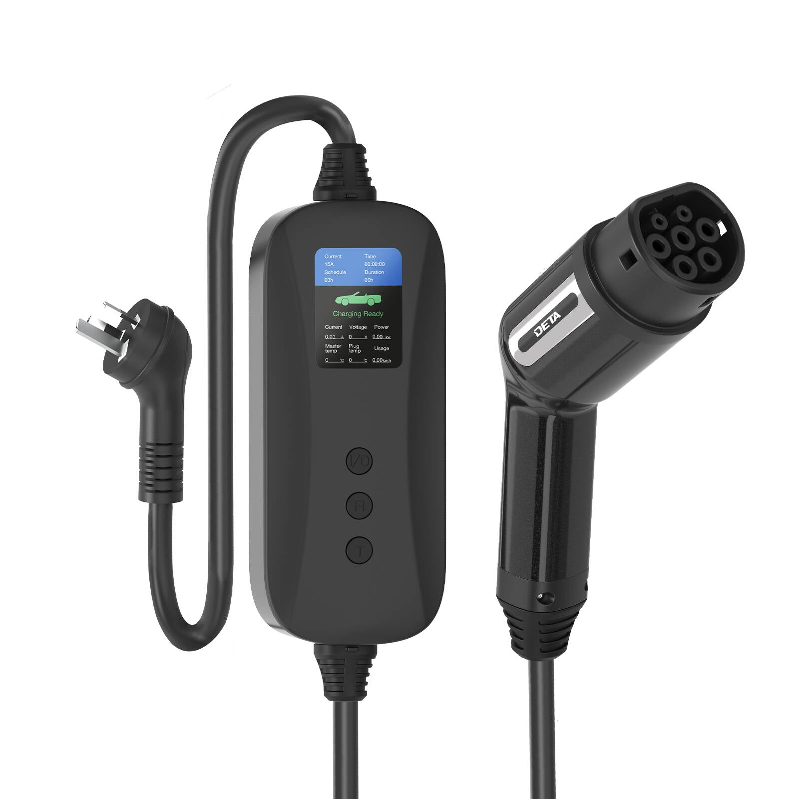 Deta 3.6kW 15A Portable EV Charger with 5m Cable DEVP15B