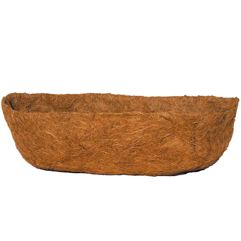 Brunnings 60cm Moulded Aquaguard Wall Basket Trough Liner Coco Fibre