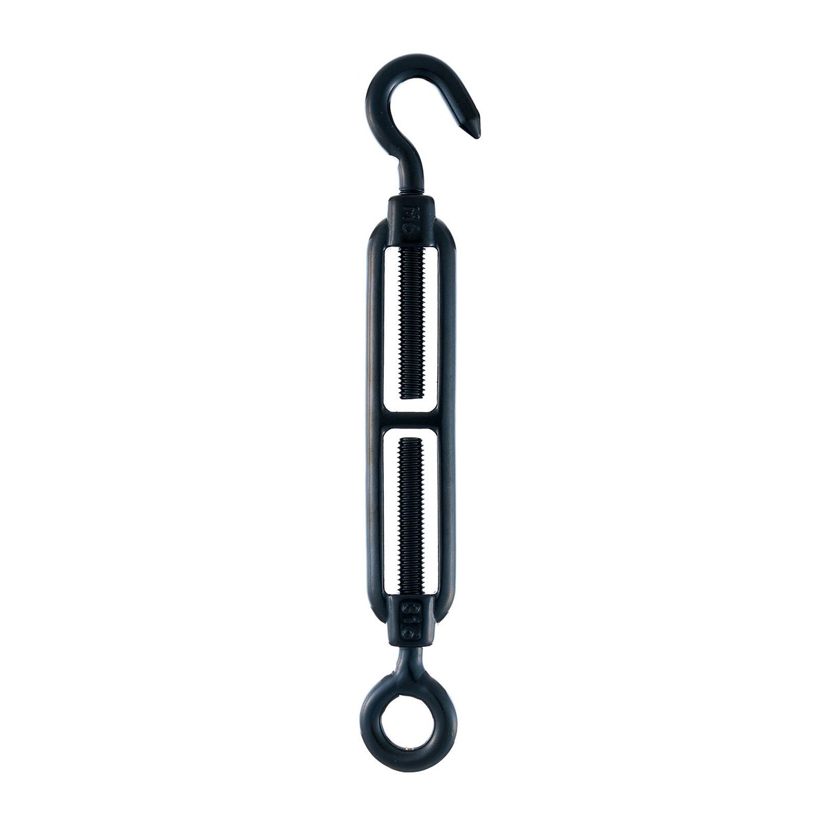 Taskmaster 6mm Black Turnbuckle Hook and Eye 6 Pack - 316 Stainless Steel - Tensioning - SuperSaverAU - view 2