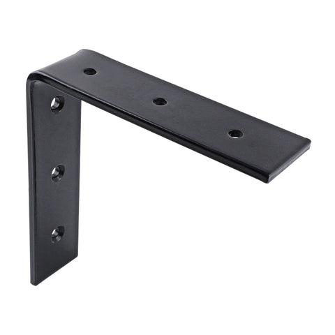 Carinya 150 x 150mm Black Powder Coated Steel Heavy Duty Angle Bracket, 150kg