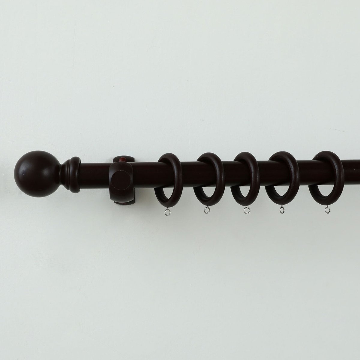 Windoware Curtain Rings - 33mm - Walnut - 5 Pack - SuperSaverAU - view 2