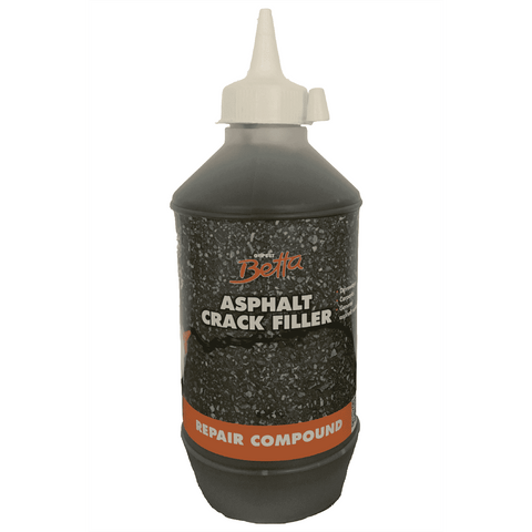 Gripset Betta 1L Asphalt Crack Filler, Black Liquid Sealer