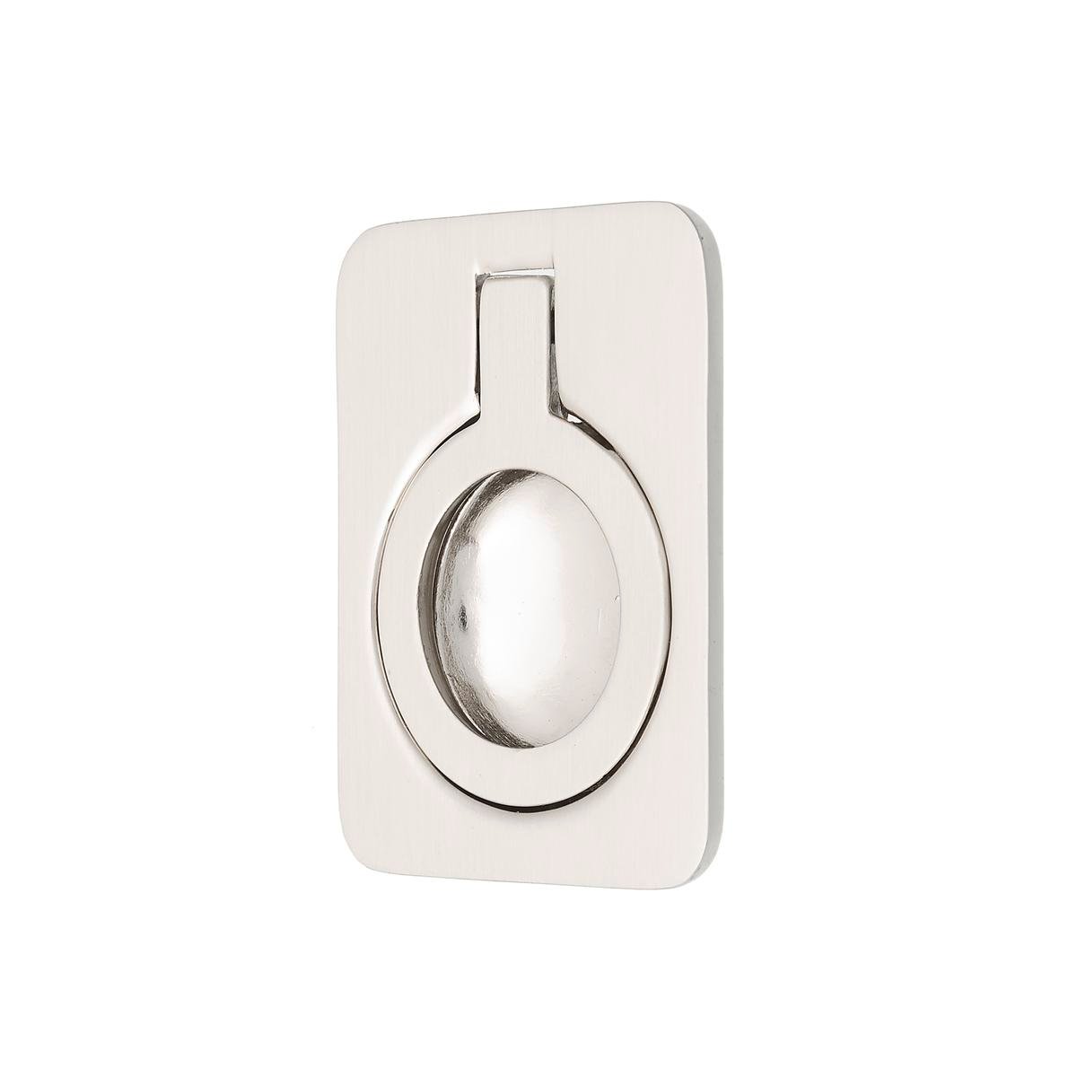 Prestige Ring Pull - 38mm - Zinc Alloy - Brushed Nickel Finish - SuperSaverAU - view 1