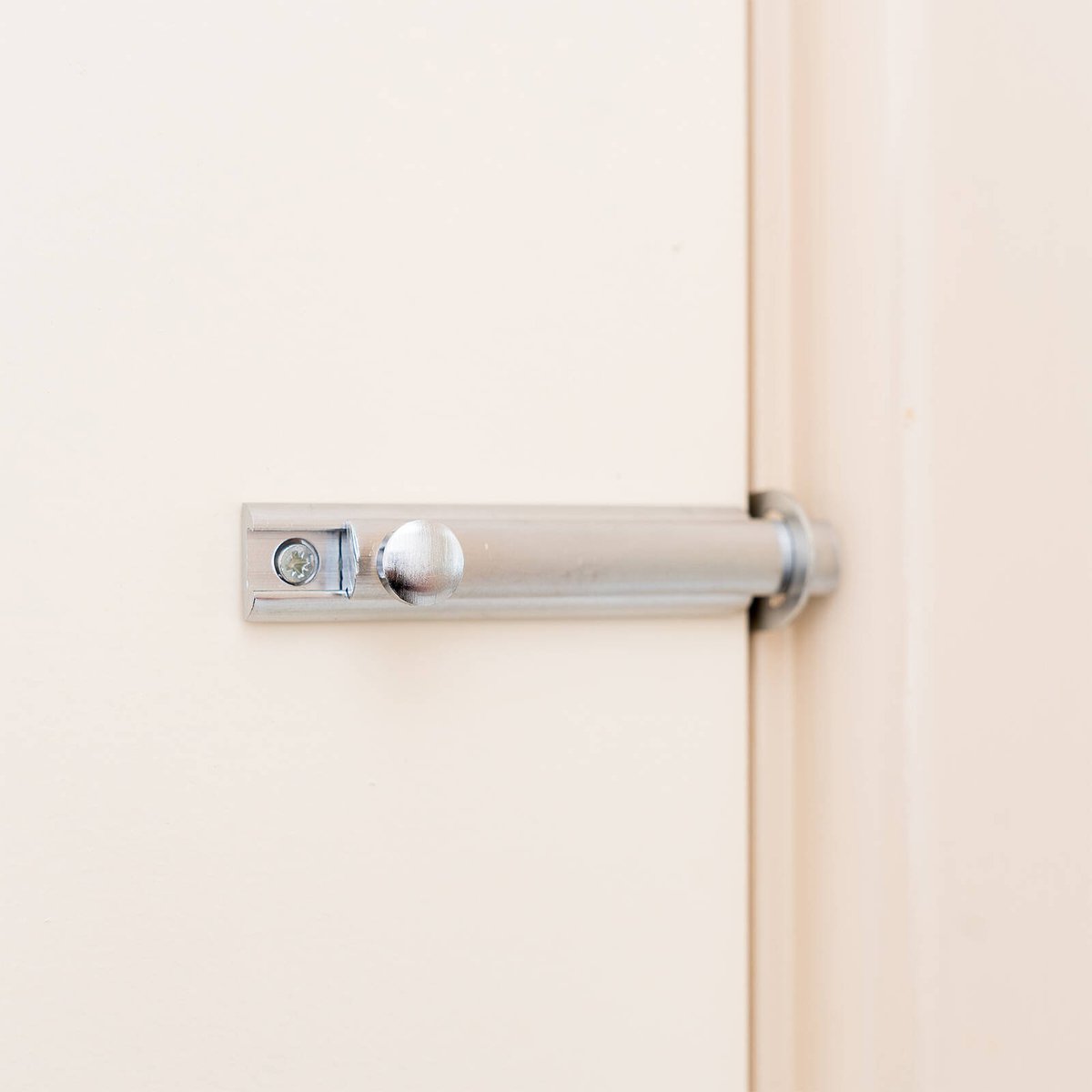 Taskmaster 75mm Satin Chrome Surface Bolt - Solid Brass - 1 Pack - Chrome - SuperSaverAU - view 5