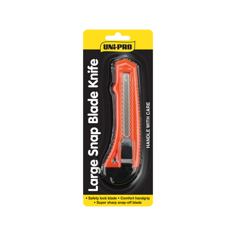 UNi-PRO Snap Blade Knife - Large - Plastic - Super Sharp - SuperSaverAU - view 1