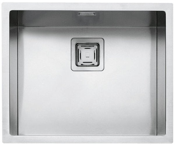 Barazza Cubo single bowl sink - 43L bowl, 1mm 304 stainless steel, top or flush mount - AFS500
