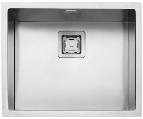 Barazza Cubo single bowl sink - 43L bowl, 1mm 304 stainless steel, top or flush mount - AFS500