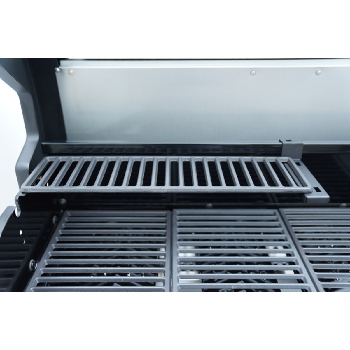 Artusi Halmo 4 Burner Built-In Gas Grill BBQ - Black with Anthracite Trim, Roasting Hood - ABIBBQ4
