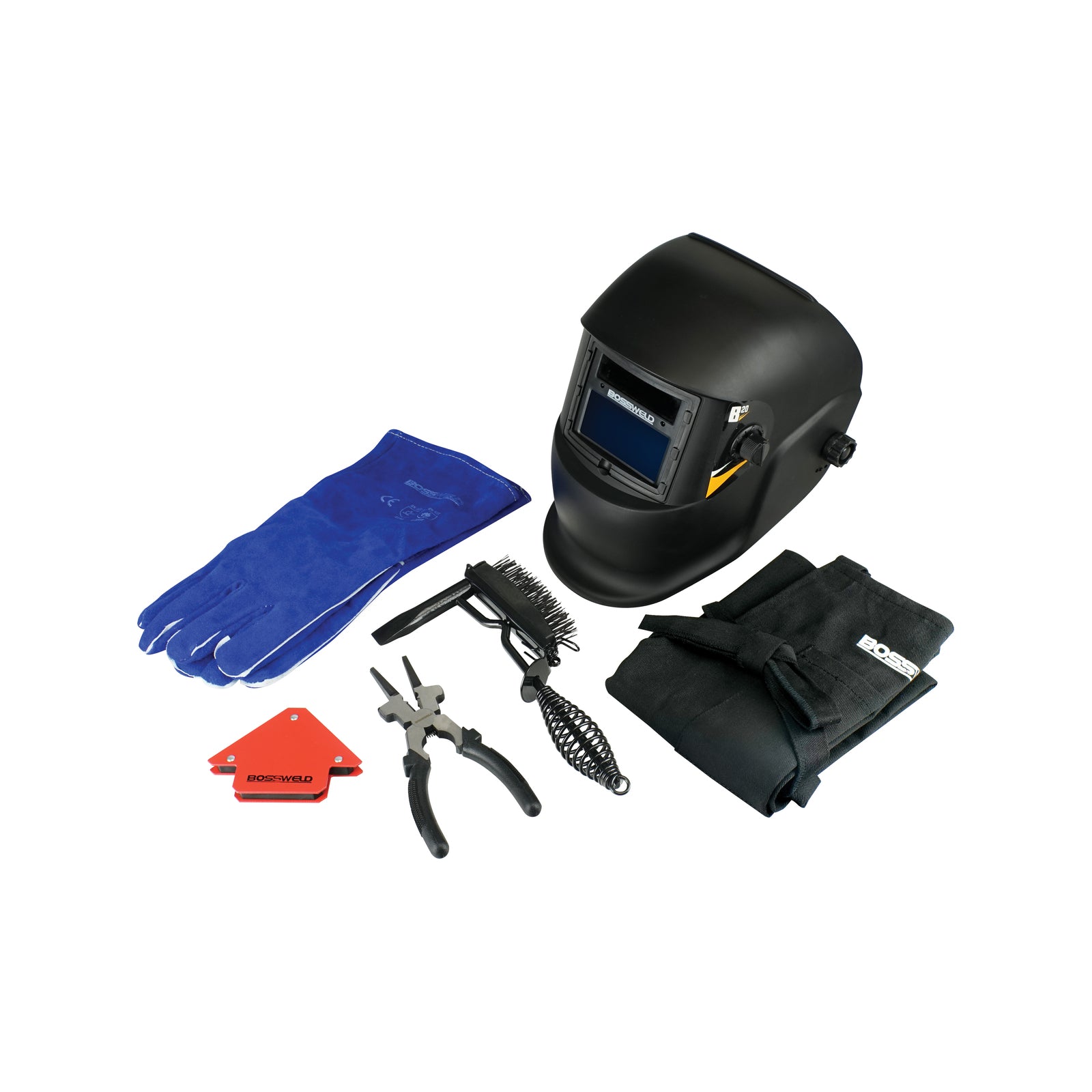 Bossweld Welders Starter Pack 7 Piece Safety Accessories