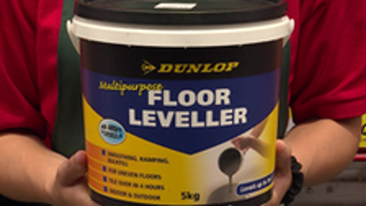 Dunlop 5kg Multipurpose Floor Leveller, Cement-Based, Indoor/Outdoor