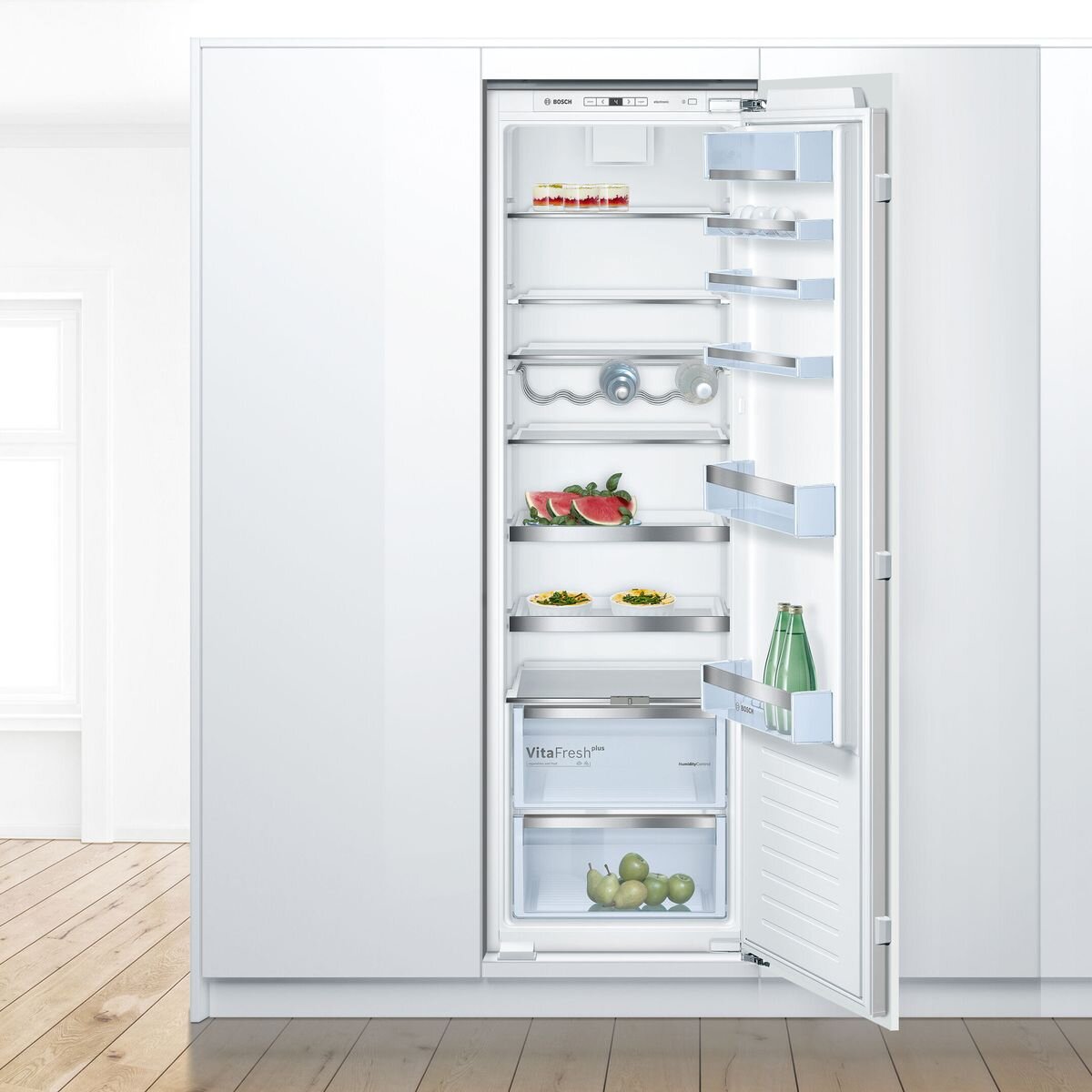 Bosch Series 6 319L Built-In Fridge - VarioShelf, SuperCooling, LED Lighting - KIR81AD30A