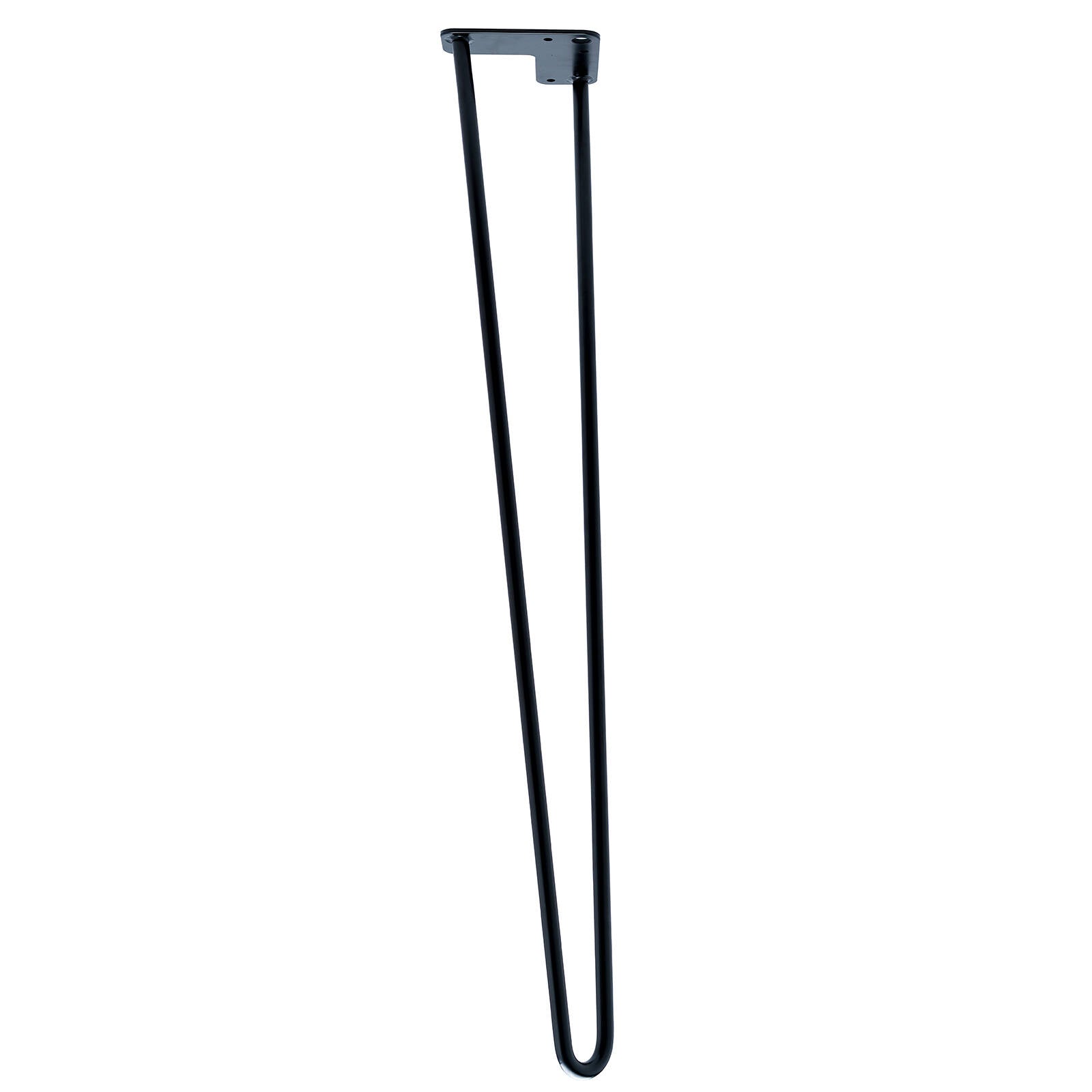 Taskmaster 710 x 12mm Black Hairpin Steel Furniture Leg