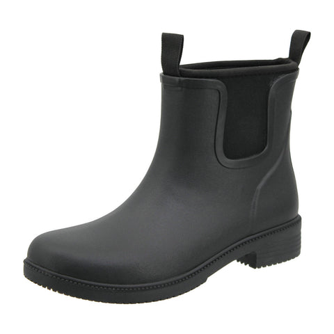 Craftright Black Gumboots Size 10 - Rubber/Neoprene Slip-Resistant Ankle Boots