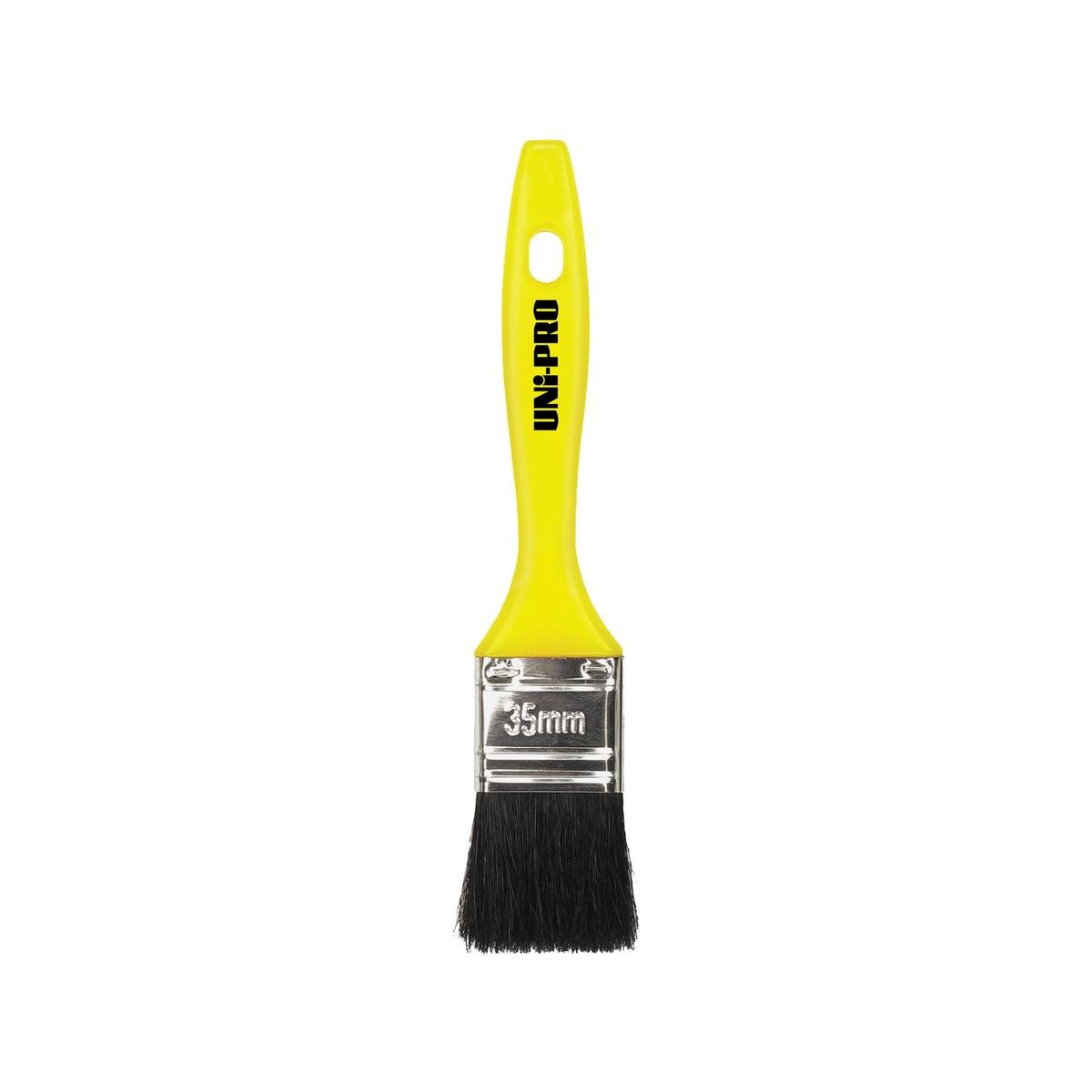 Uni Pro 35mm Bristle Varnish Brush - 100% Synthetic - Touch-Up Tool - SuperSaverAU - view 1