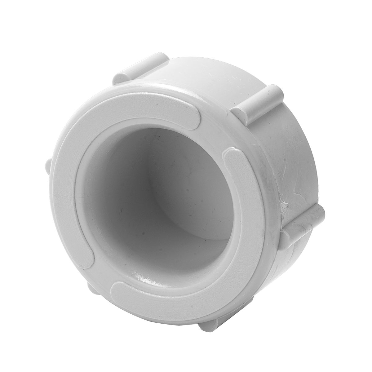 Holman DWV Universal PVC Threaded Cap White With O-Ring