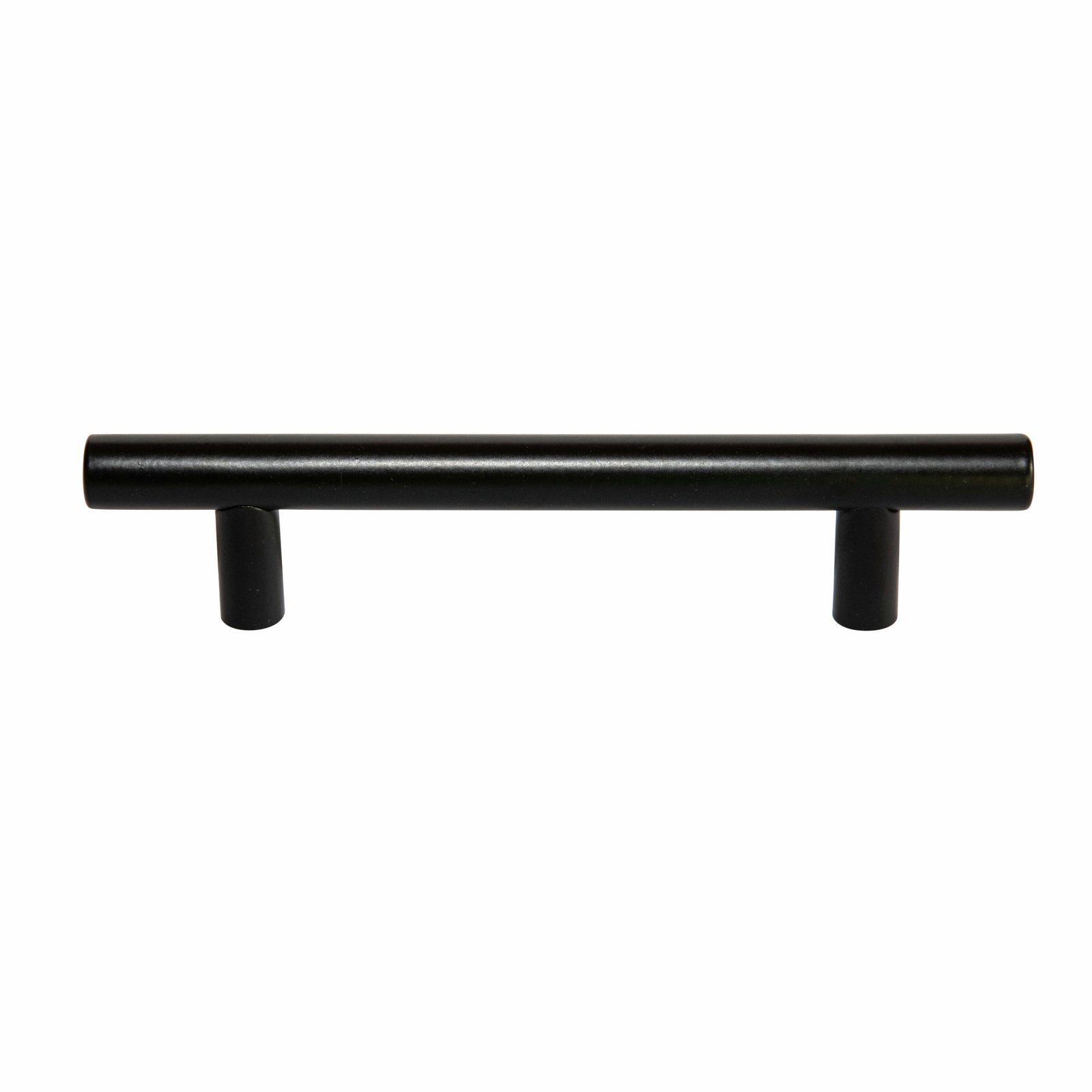 Taskmaster 96mm Matte Black Hollow T Steel Cabinet Handle