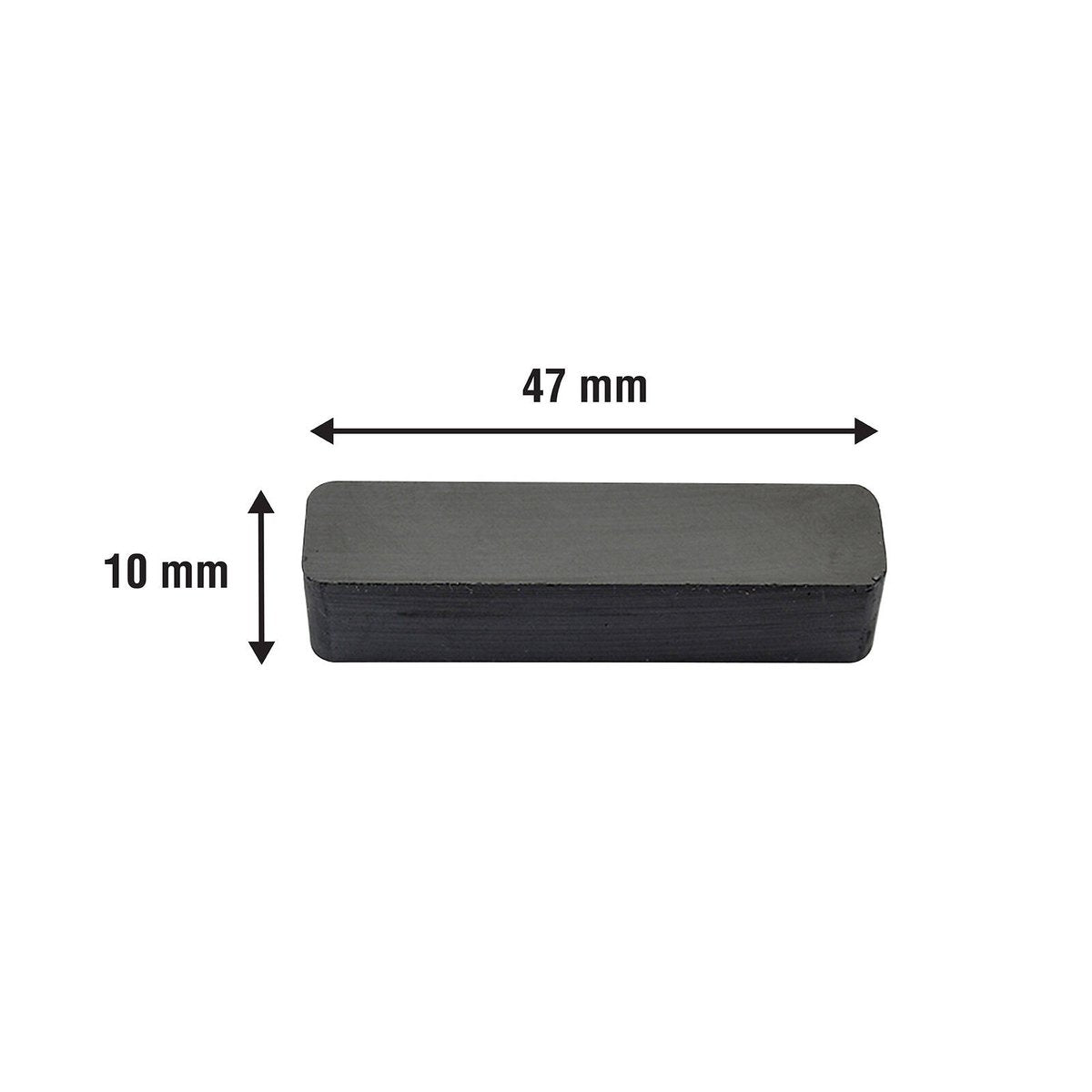 Everhang 48 x 10mm Ceramic Ferrite Block Magnet - 2 Pack