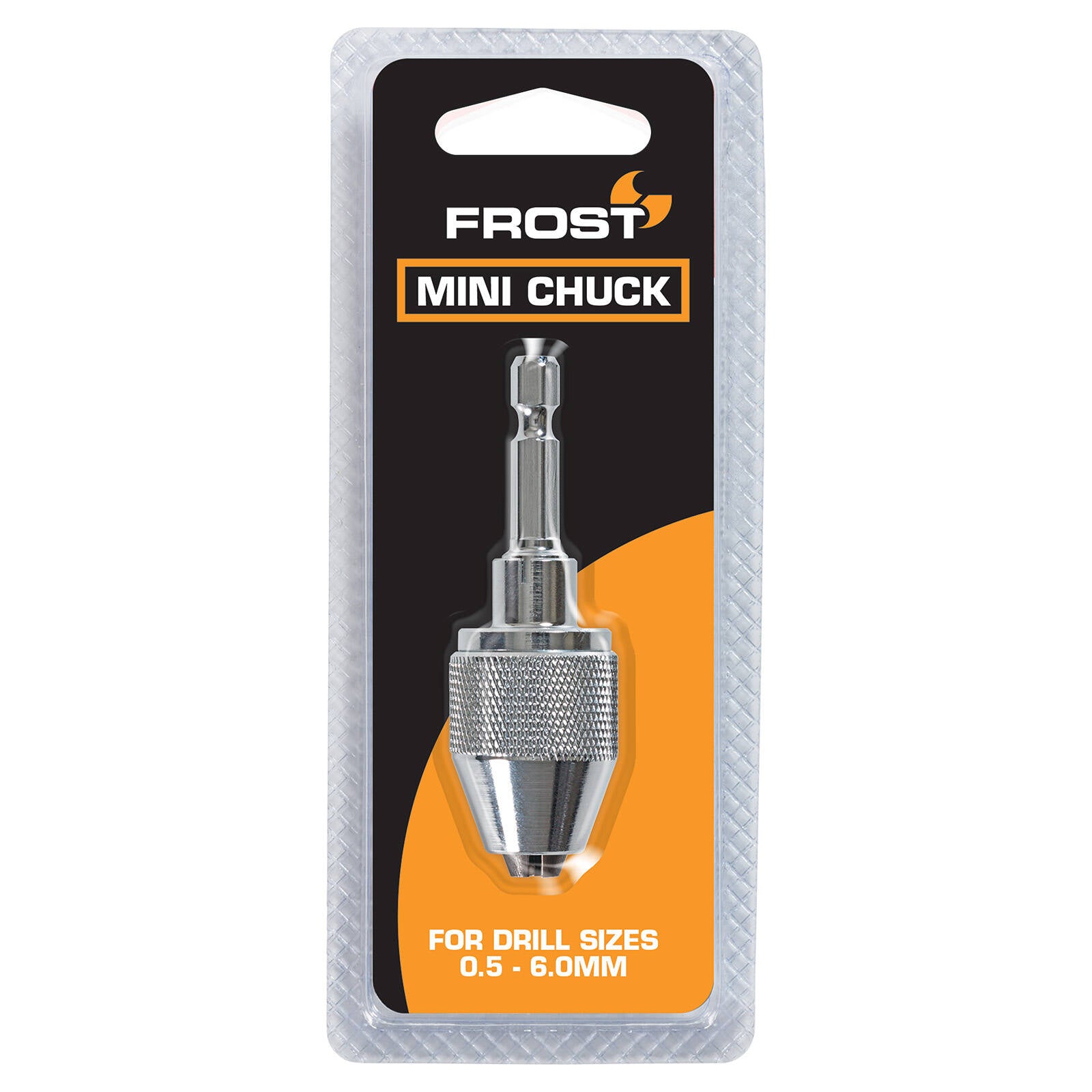 Frost 0.5-6mm Keyless Mini Chuck, 1/4" Hex Shank