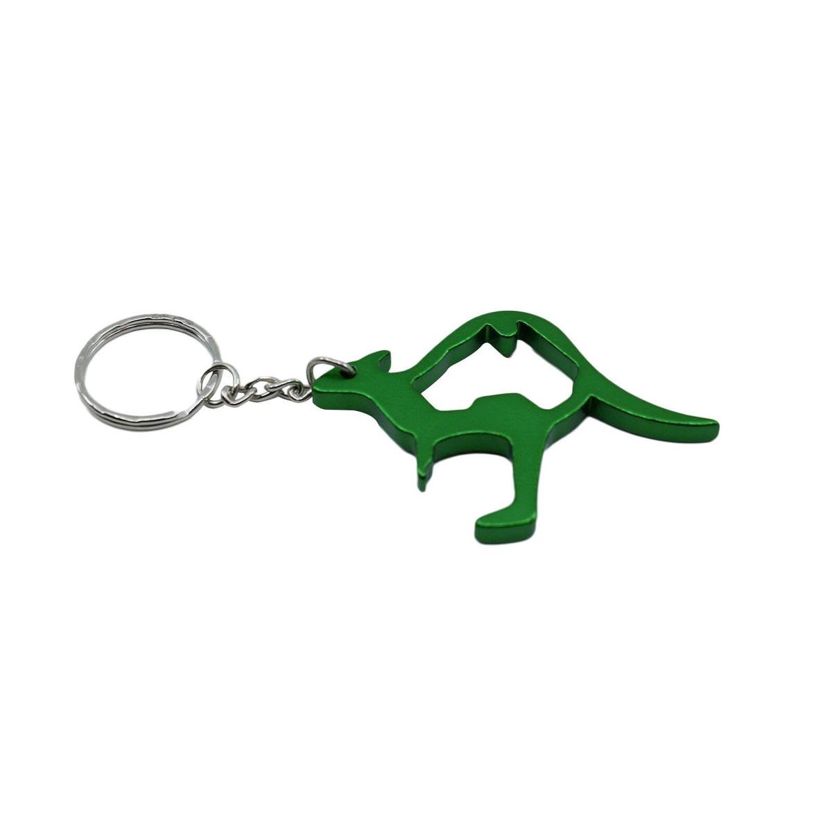 Key Essentials Nickel Plated Brass Kangaroo Bottle Opener Key Ring