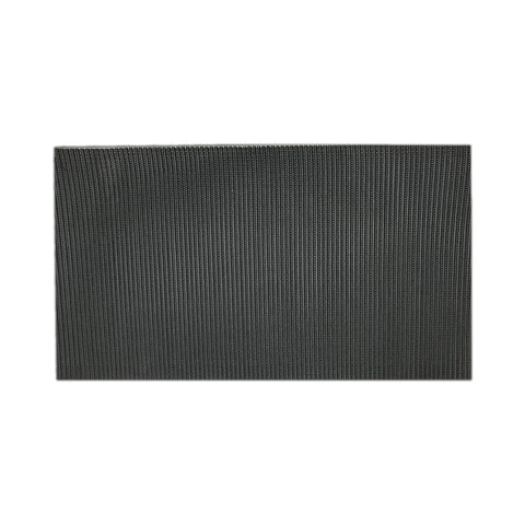 Barelli 50 x 90cm Black Non-Slip Cushioned Rubber Bath Mat Machine Washable