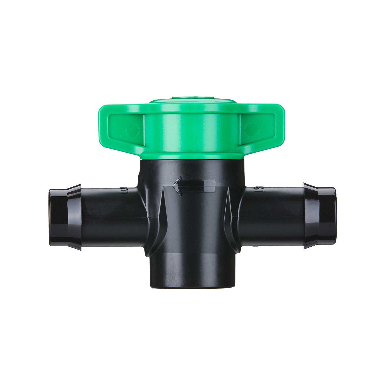Pope 19mm Poly In-Line Barbed Tap - Black Irrigation Flow Control, 1000kPa