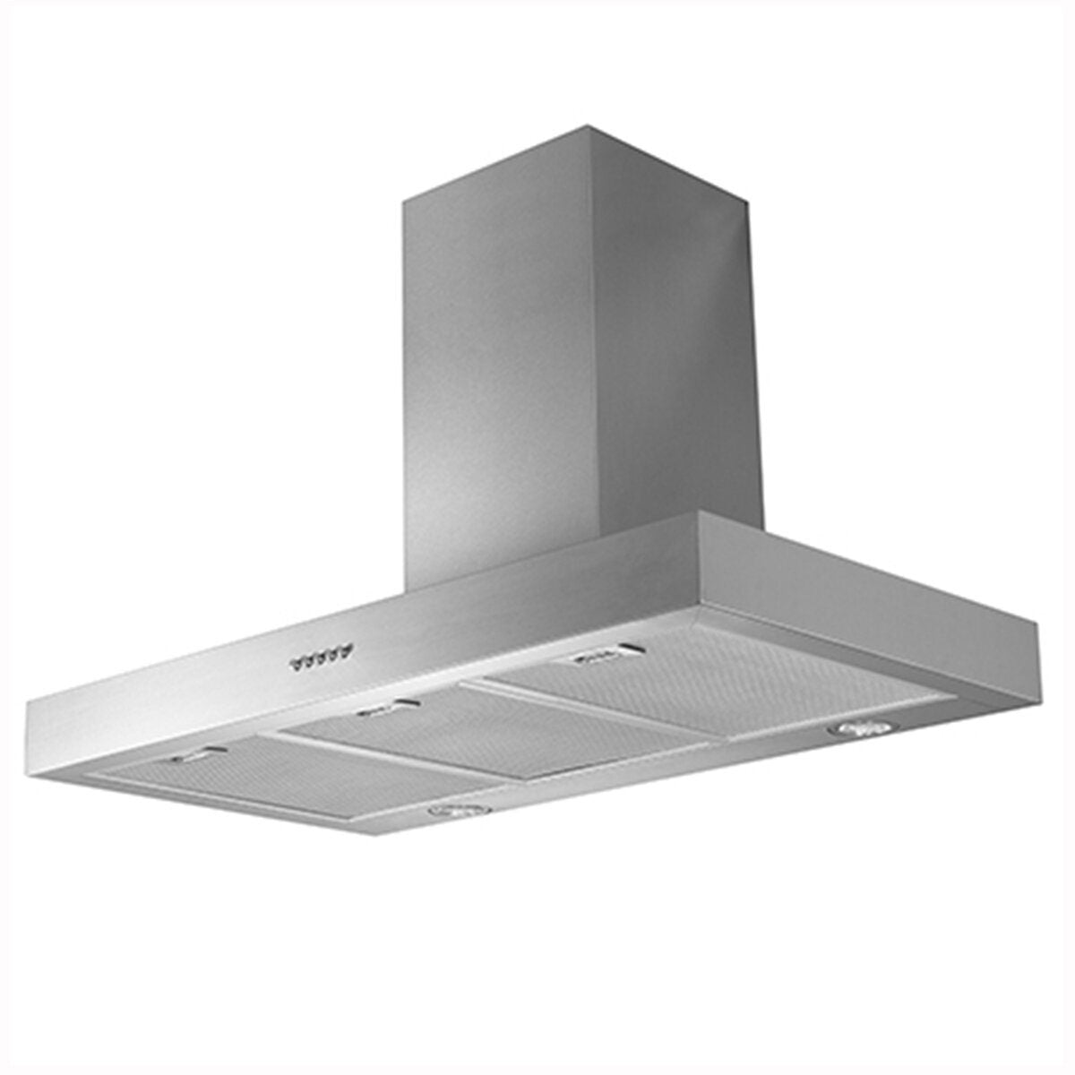 Schweigen 90cm Wall Mounted Canopy Rangehood - Stainless Steel, 1080m³/h, 3 Fan Speeds - TSH-900