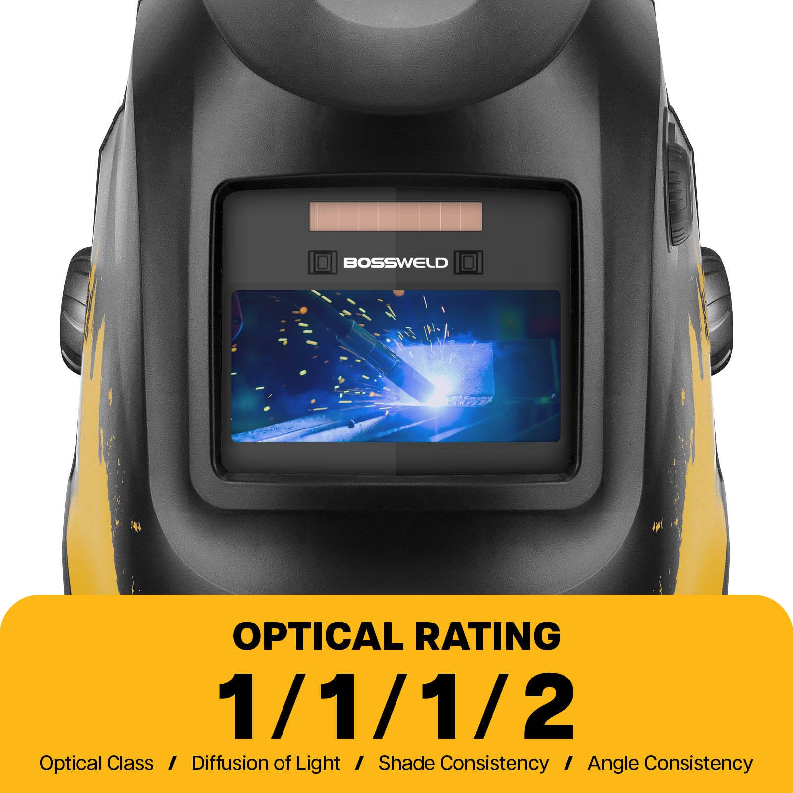 Bossweld VX-2 Crew Variable Shade Auto-Darkening Welding Helmet 710200